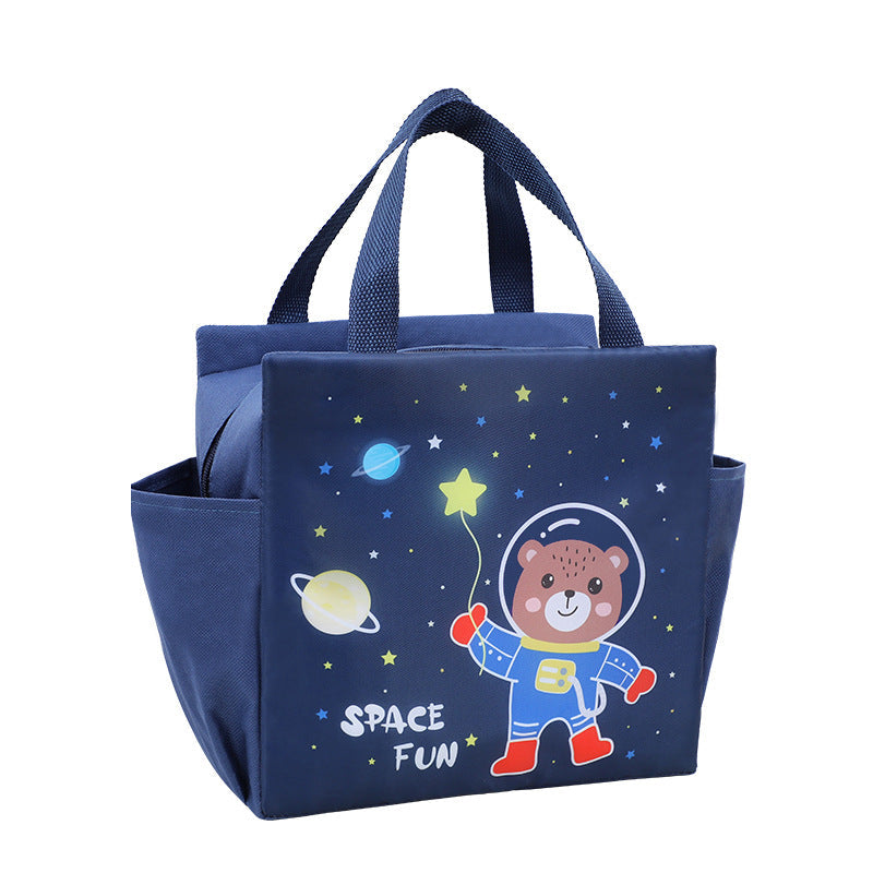Geïsoleerde cartoon lunchtas