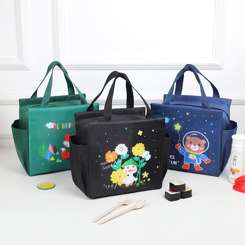 Geïsoleerde cartoon lunchtas