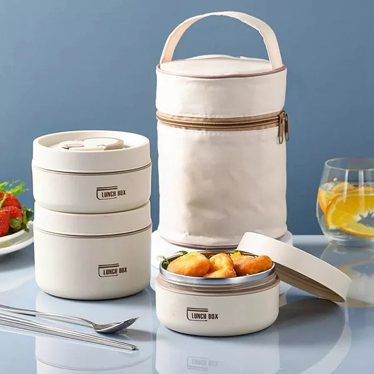 Geïsoleerde stalen lunchbox voor heren – Praktisch