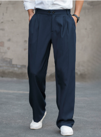Geplooide formele pantalon