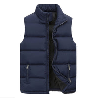 Gevoerde bodywarmer voor heren: Stijlvol en warm met ritssluiting