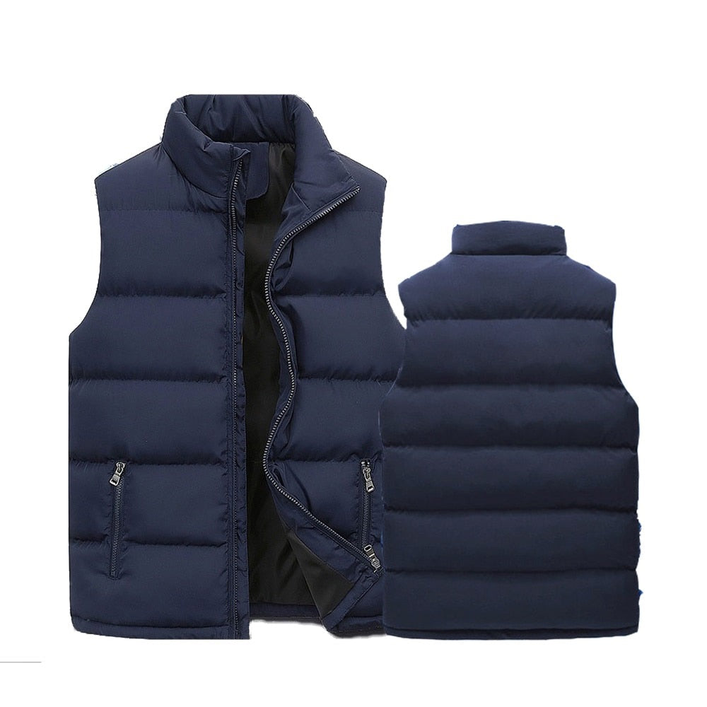Gevoerde bodywarmer voor heren: Stijlvol en warm met ritssluiting