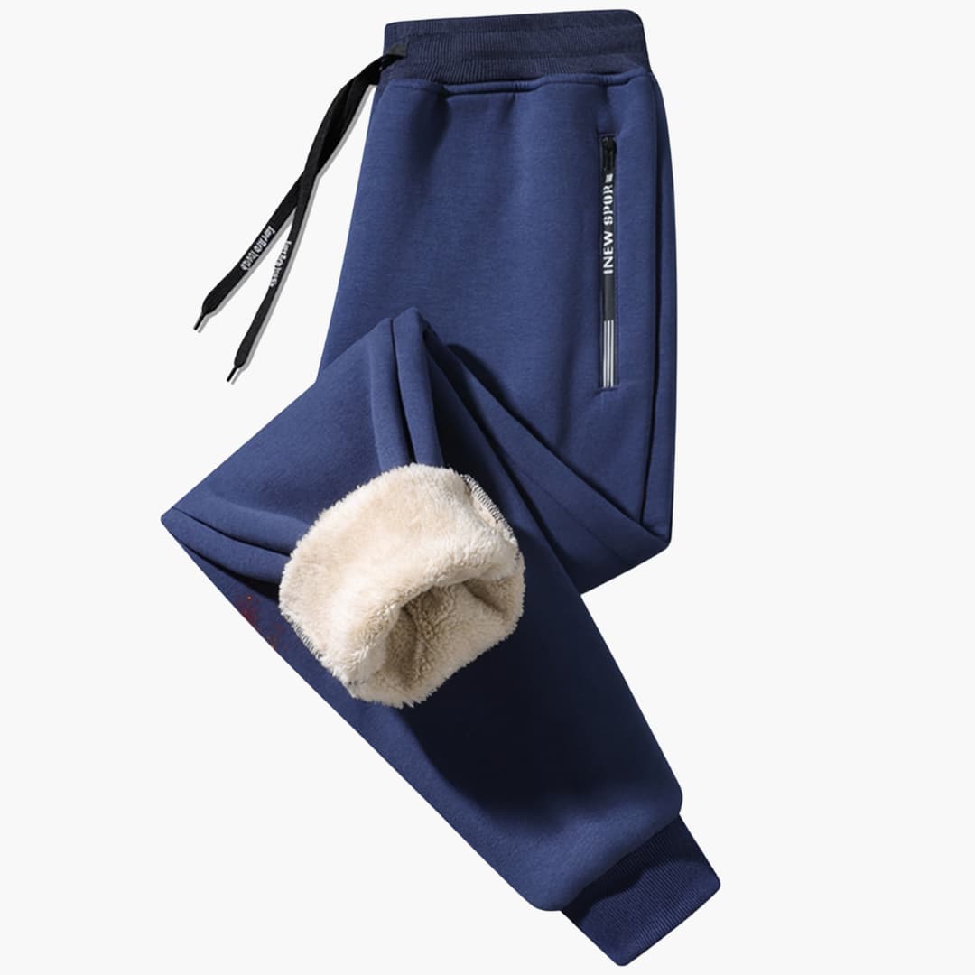 Gevoerde casual broek voor heren