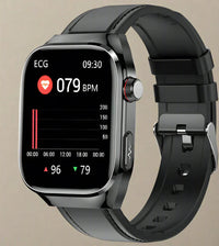 Gezondheids-smartwatch met ecg en 2,04 AMOLED-scherm – Monitort hartslag, bloedsuiker en meer