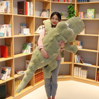 Gigantische pluchen krokodil