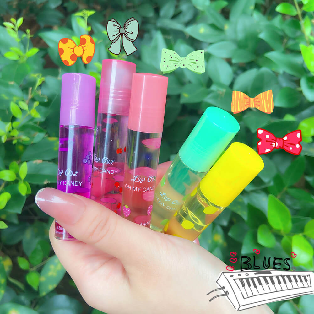 Glanzende lipgloss met spiegel-water-look (6 stuks)