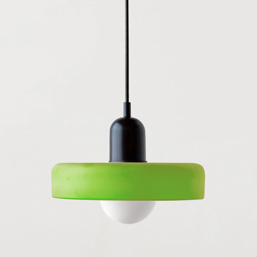 Glazen hanglamp in Bauhaus-design – Artistiek, modern en tijdloos