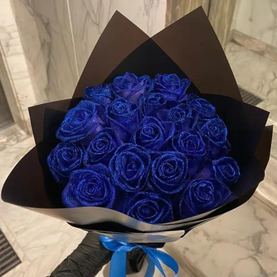 Glinsterende Rozenkoppen - Eeuwige Bloemen - Luxe Decoratie