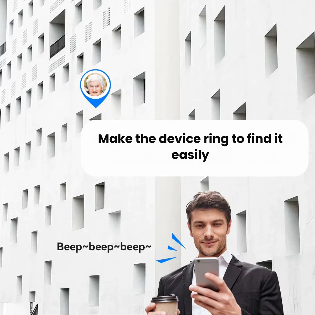 GPS Tracker voor Senioren | Realtime Tracking, Waterdicht & Zonder Abonnementskosten voor Gemoedsrust