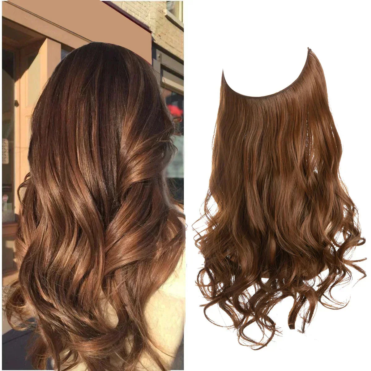 Haarextensions van echt haar | 100% remy-kwaliteit | Onzichtbaar volume & lengte | Natuurlijke glans | Hittebestendig & duurzaam