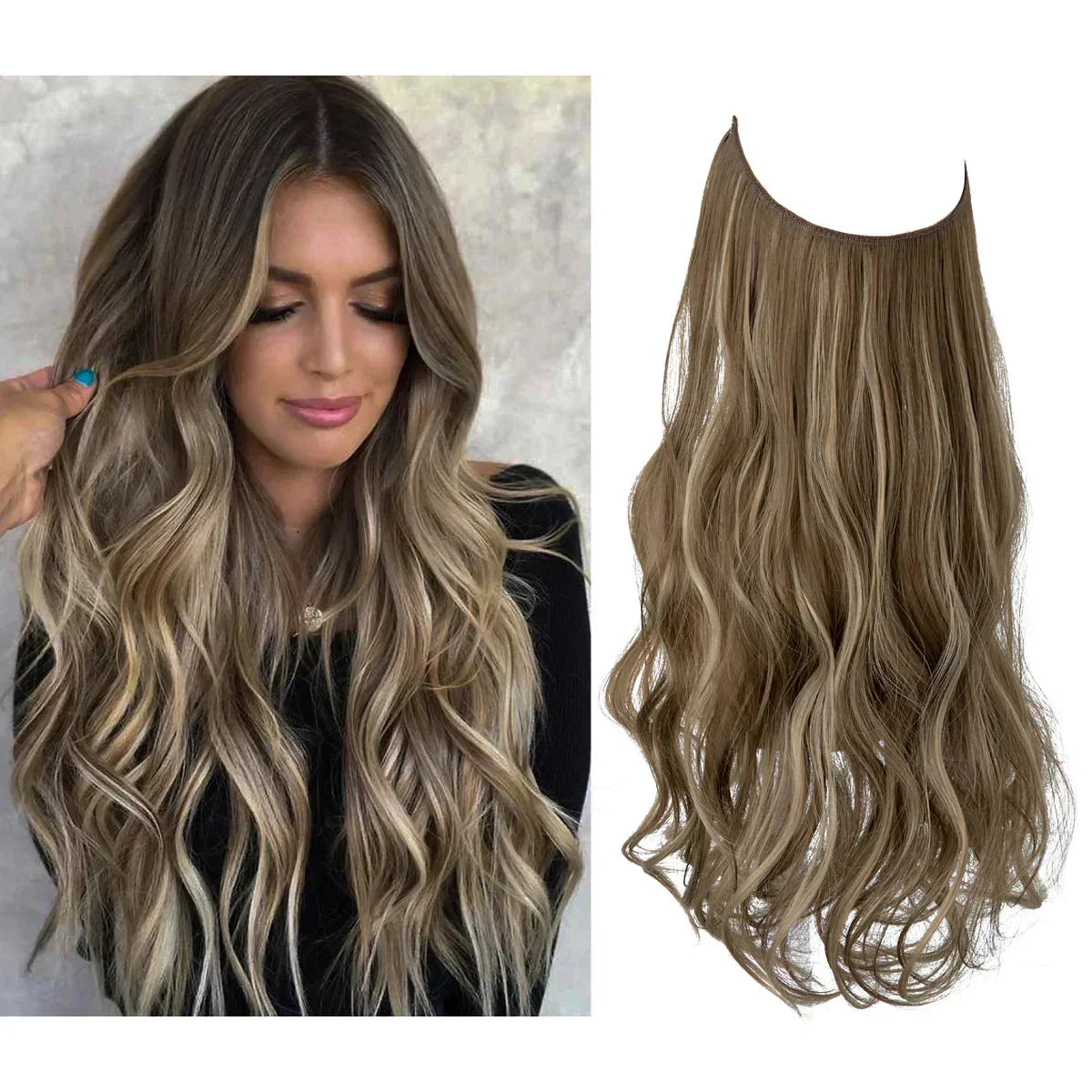 Haarextensions van echt haar | 100% remy-kwaliteit | Onzichtbaar volume & lengte | Natuurlijke glans | Hittebestendig & duurzaam