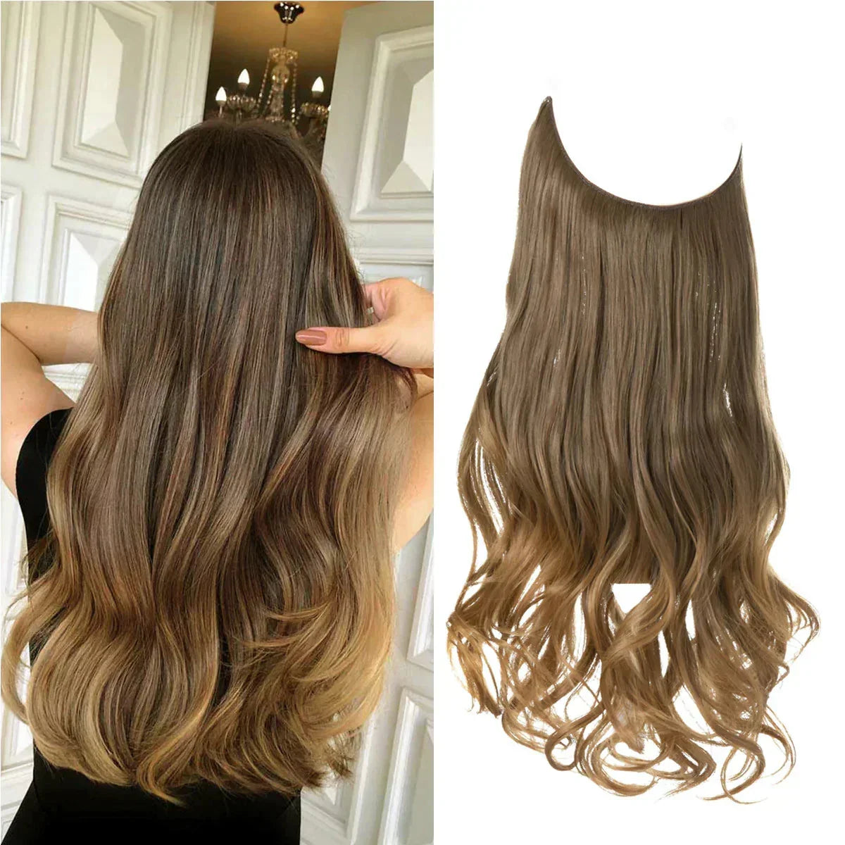 Haarextensions van echt haar | 100% remy-kwaliteit | Onzichtbaar volume & lengte | Natuurlijke glans | Hittebestendig & duurzaam