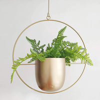 Hangpot – Elegante metalen plantenpot voor binnen en buiten met ketting