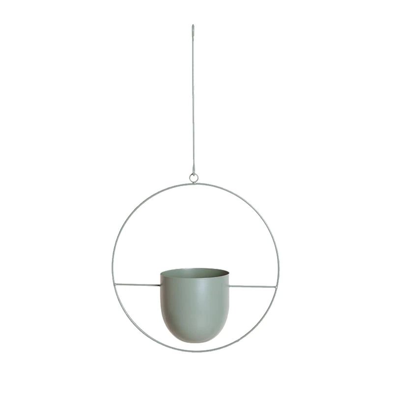 Hangpot – Elegante metalen plantenpot voor binnen en buiten met ketting
