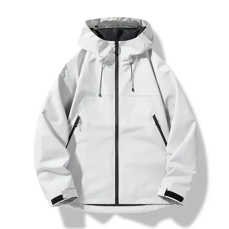 Hardshell jas met capuchon voor heren