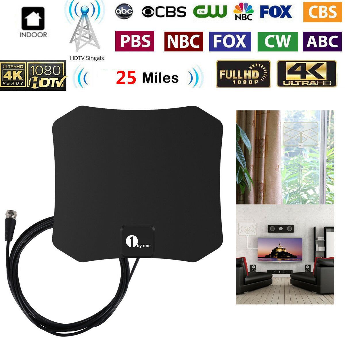 HDTV-satellietantenne voor binnen