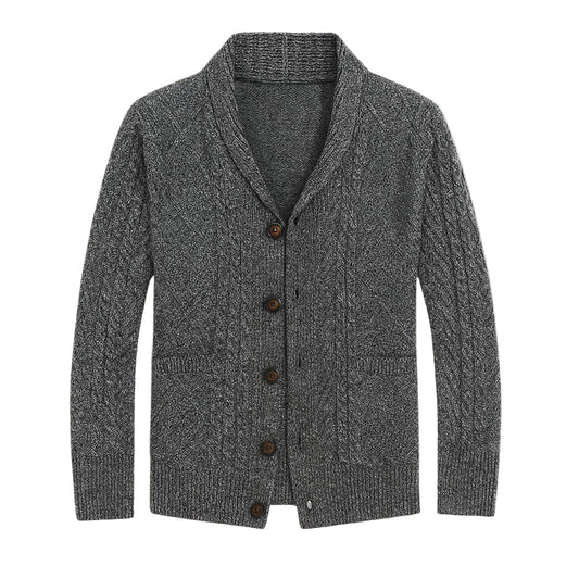 Heren cardigan in losse pasvorm
