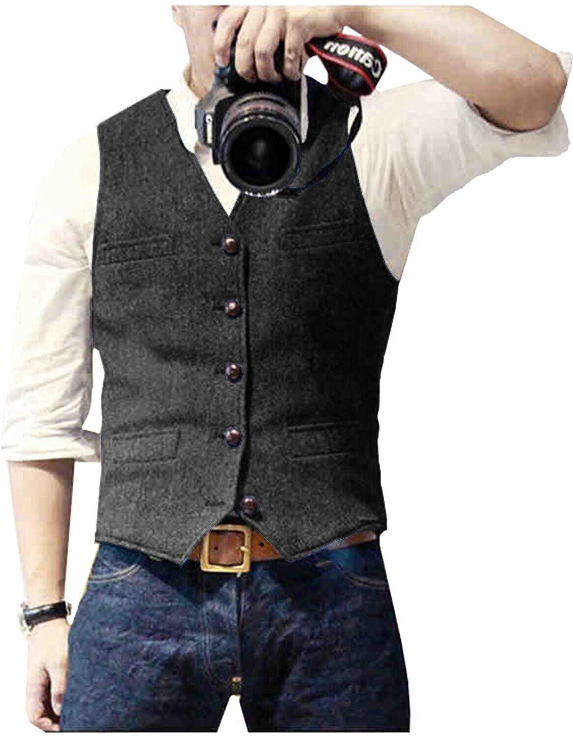 Heren gilet in modern fit
