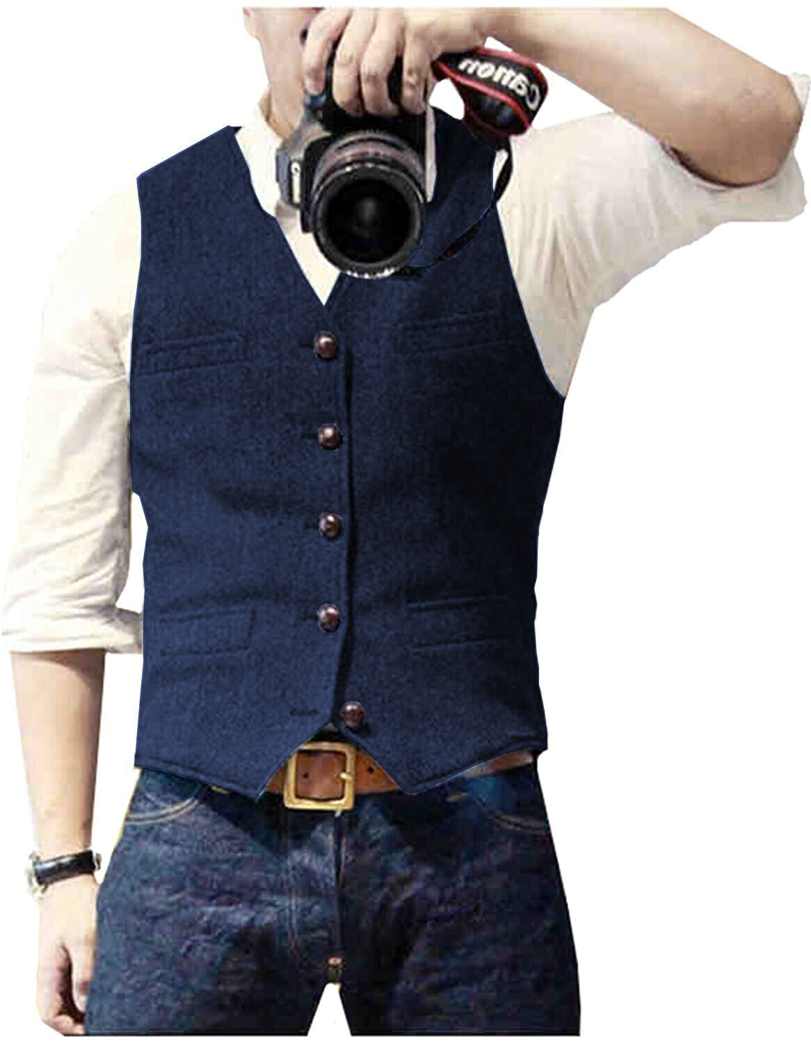 Heren gilet in modern fit