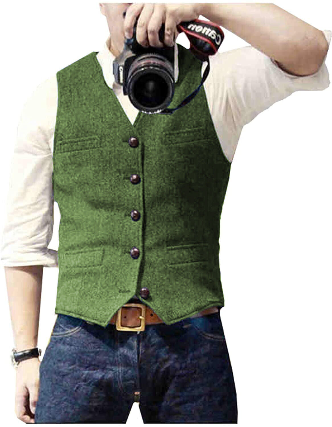 Heren gilet in modern fit