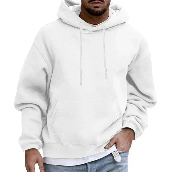 Heren hoodie met kangoeroezak