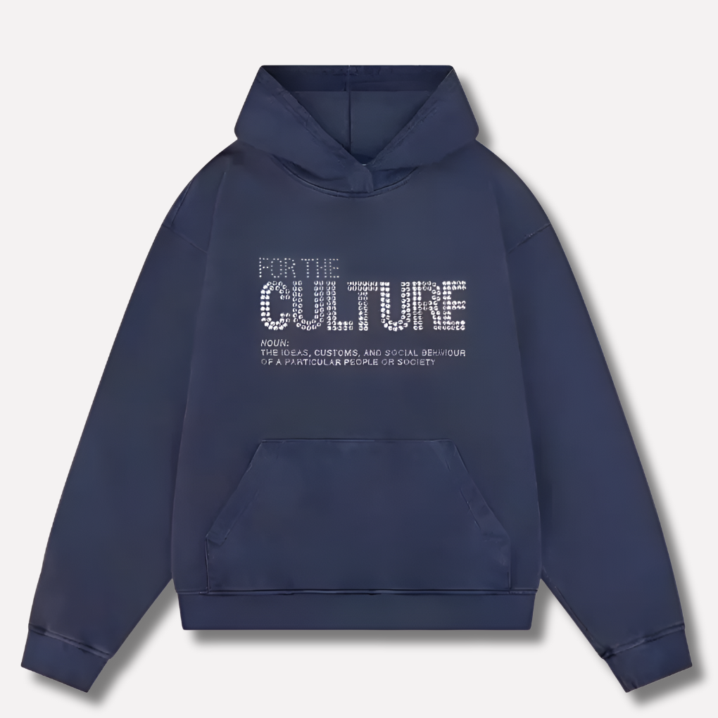Hoodie met 'For The Culture'-opdruk
