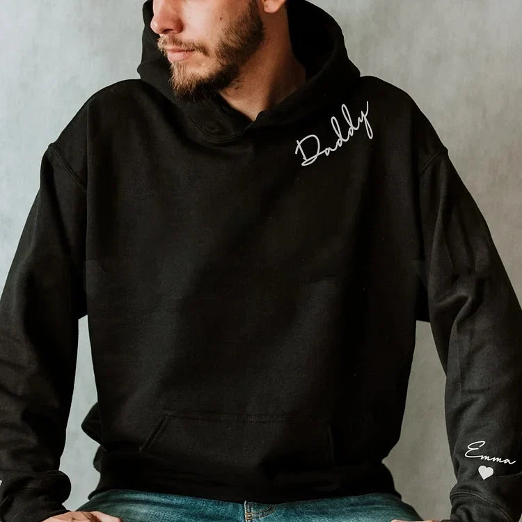 Hoodie | Personaliseerbaar met Namen op de Mouw