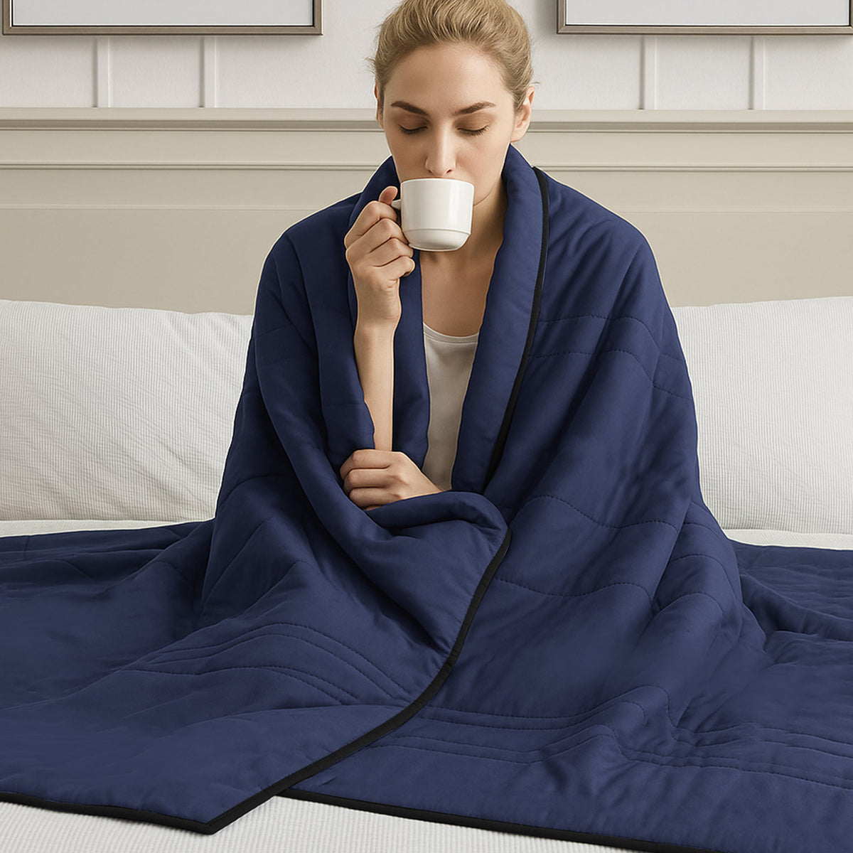 IJskoelende deken voor mensen die het snel warm hebben