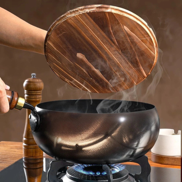 IJzeren wok - Anti-aanbak, zonder giftige coating
