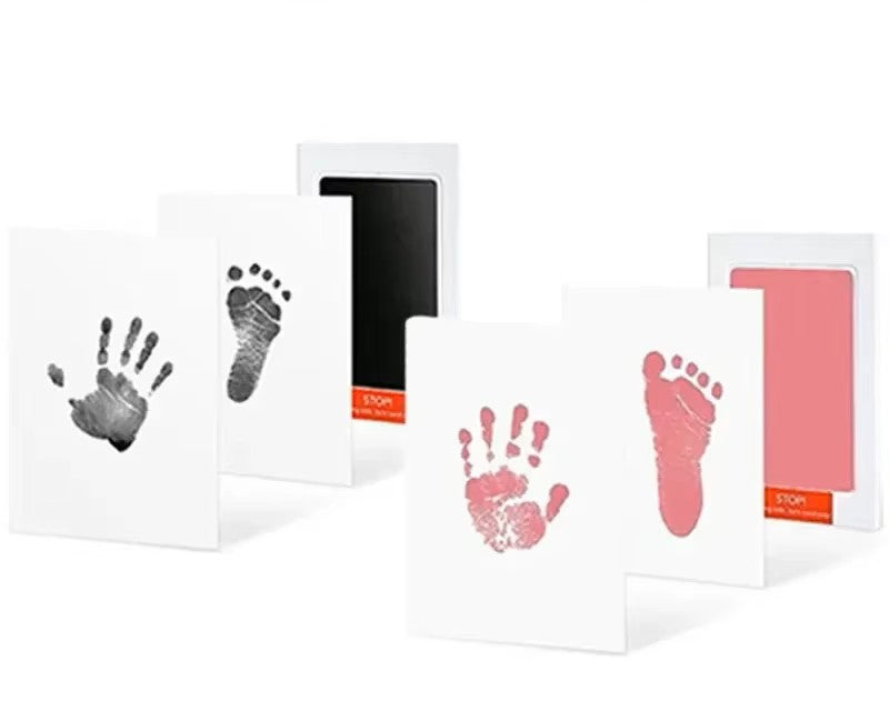 Inktloos inktkussen set voor baby hand- en voetafdrukken – Voor pasgeborenen herinneringen & huisdierpootjes