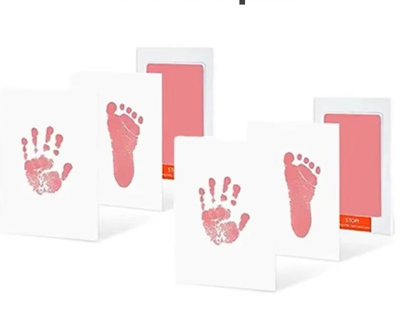Inktloos inktkussen set voor baby hand- en voetafdrukken – Voor pasgeborenen herinneringen & huisdierpootjes