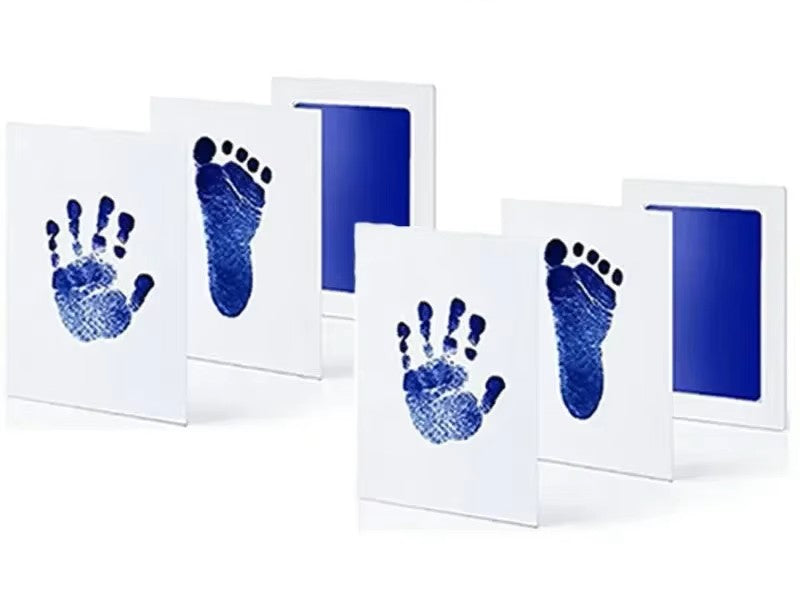 Inktloos inktkussen set voor baby hand- en voetafdrukken – Voor pasgeborenen herinneringen & huisdierpootjes