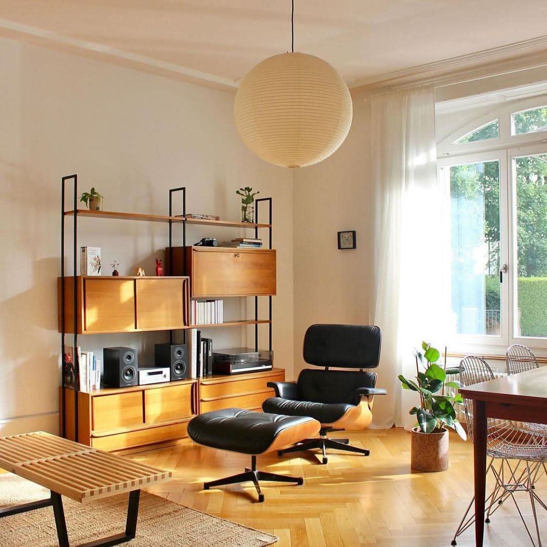Japanse papieren hanglamp