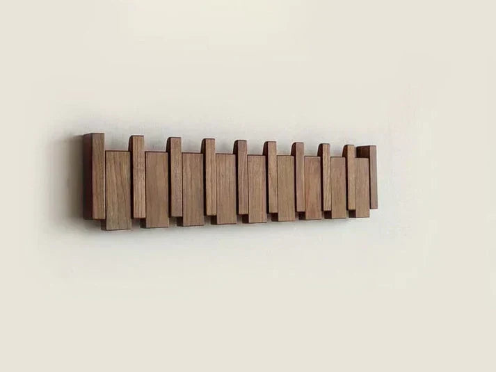 Kapstok met pianodesign - Hoogwaardig hout