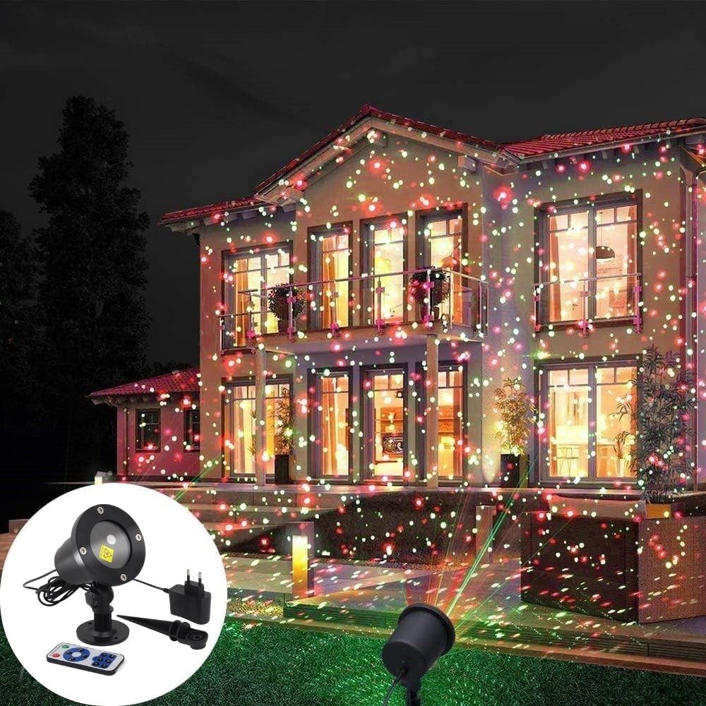 Kerstprojector voor Buiten met Bewegende Patronen, Weerbestendig, Bereik tot 280 m²