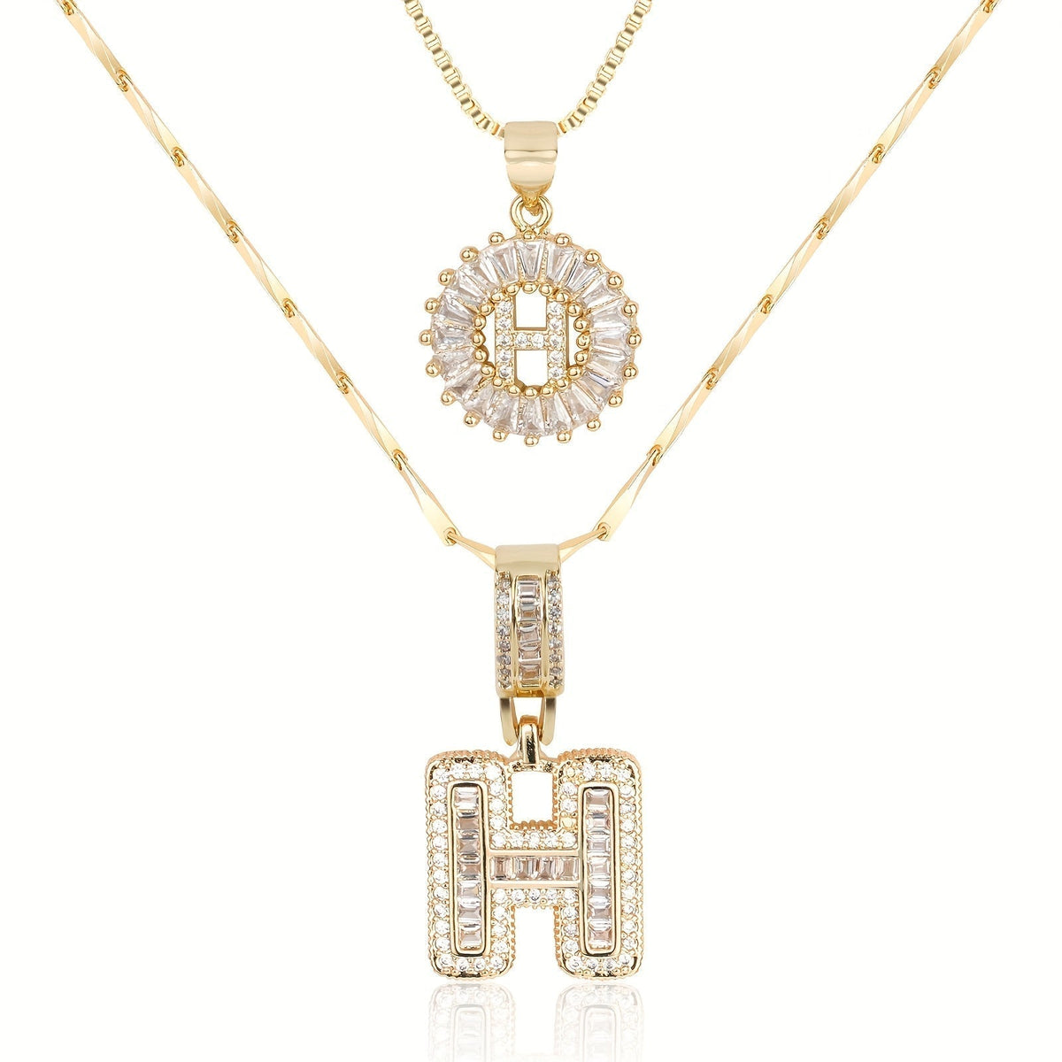Ketting met Initiaalhanger - Luxe Glans