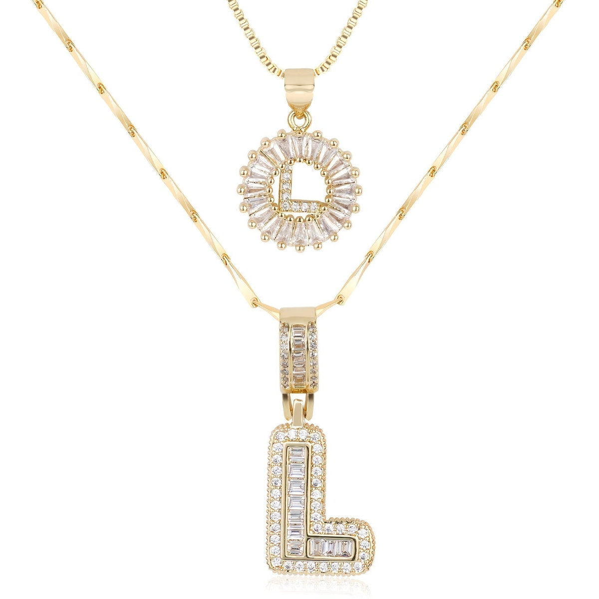 Ketting met Initiaalhanger - Luxe Glans