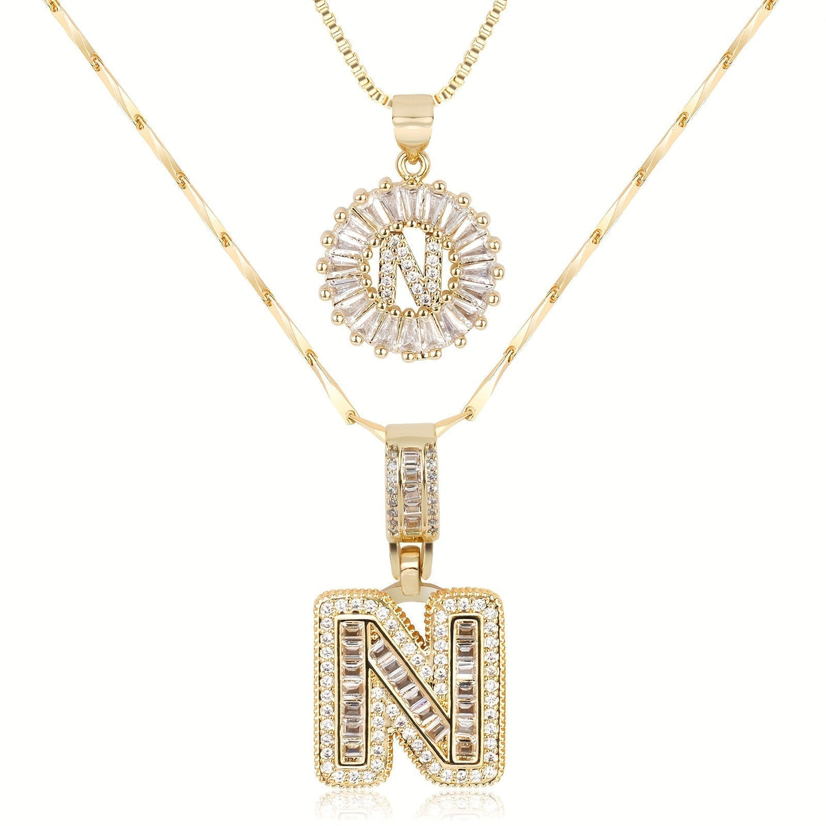 Ketting met Initiaalhanger - Luxe Glans