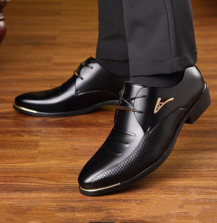 Klassieke herenschoenen van leer