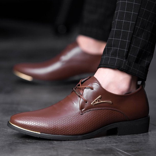 Klassieke herenschoenen van leer