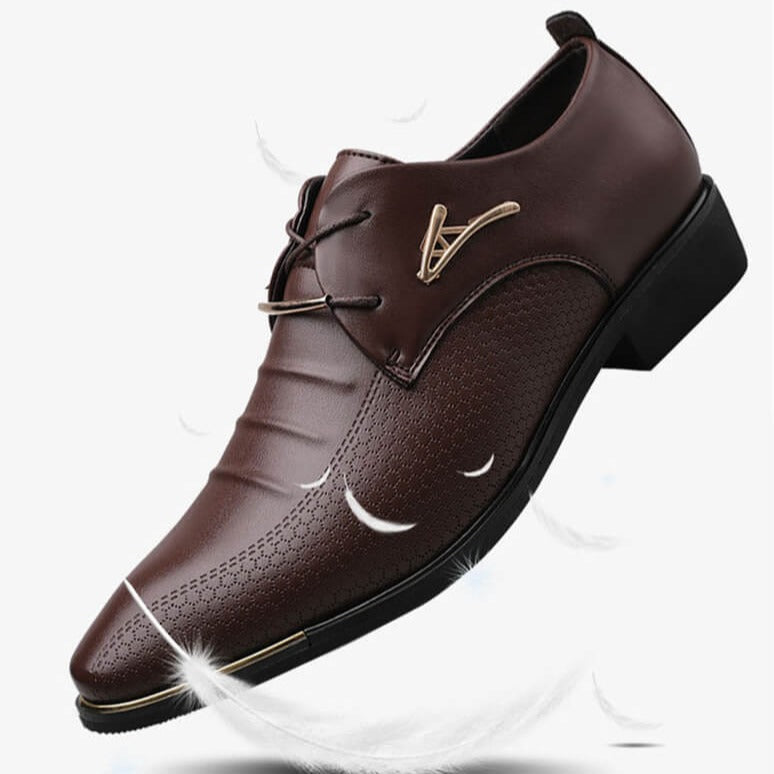 Klassieke herenschoenen van leer
