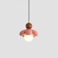 Kleurrijke Hanglamp in de Vorm van een Bloem – Stijlvolle Verlichting van Hars voor Woon- en Slaapkamer – Verkrijgbaar in Diverse Kleuren