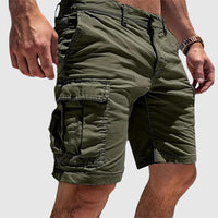 Knielange cargoshorts voor heren