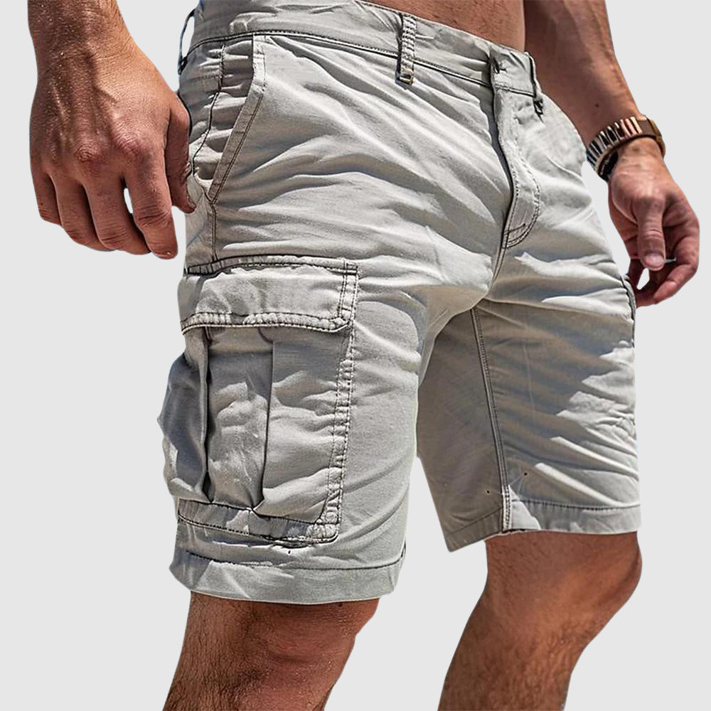 Knielange cargoshorts voor heren