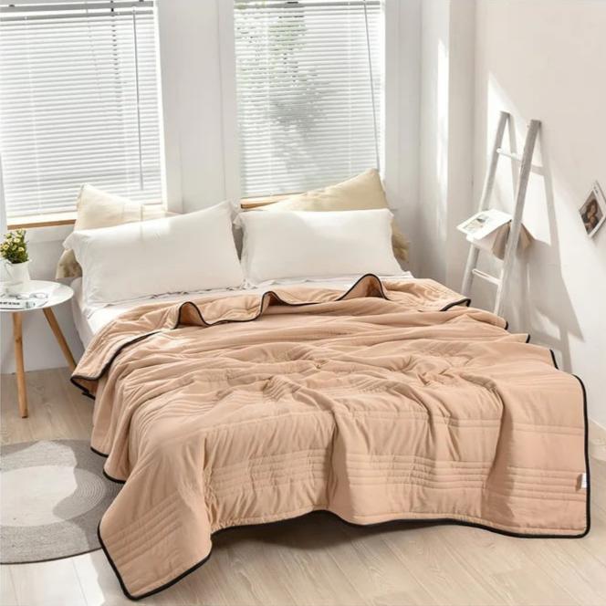 Koele en Comfortabele Deken voor Verfrissend Comfort en Ademende Ontspanning