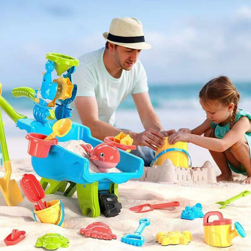 Kruiwagen speelset voor buiten, zand en strand voor kinderen