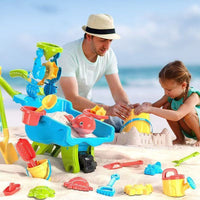 Kruiwagen speelset voor buiten, zand en strand voor kinderen