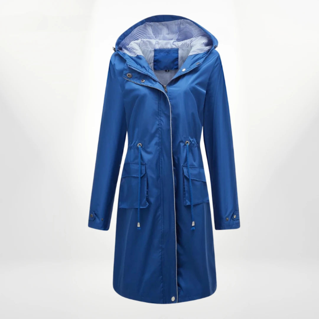 Lange anorak met capuchon voor dames