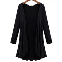 Lange mouwen vest met volants