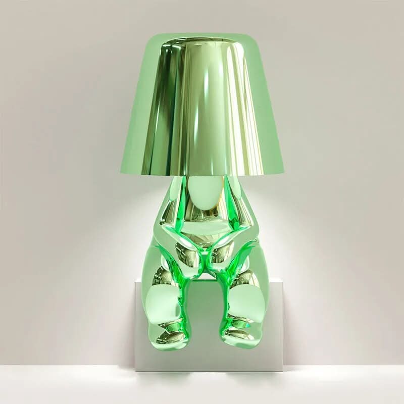 LED-tafellamp 'Denker' van hars